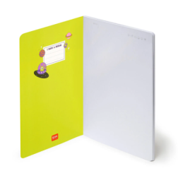 Cahier Page Blanche A5 à Couverture Rigide Illustrée - Space