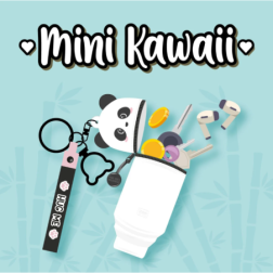 Porte-Monnaie Porte-Clés Panda - Mini Kawaii