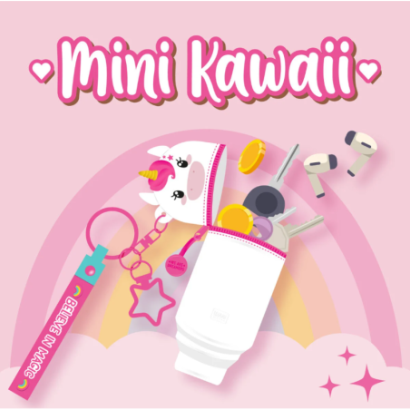 Porte-Monnaie Porte-Clés Unicorn - Mini Kawaii