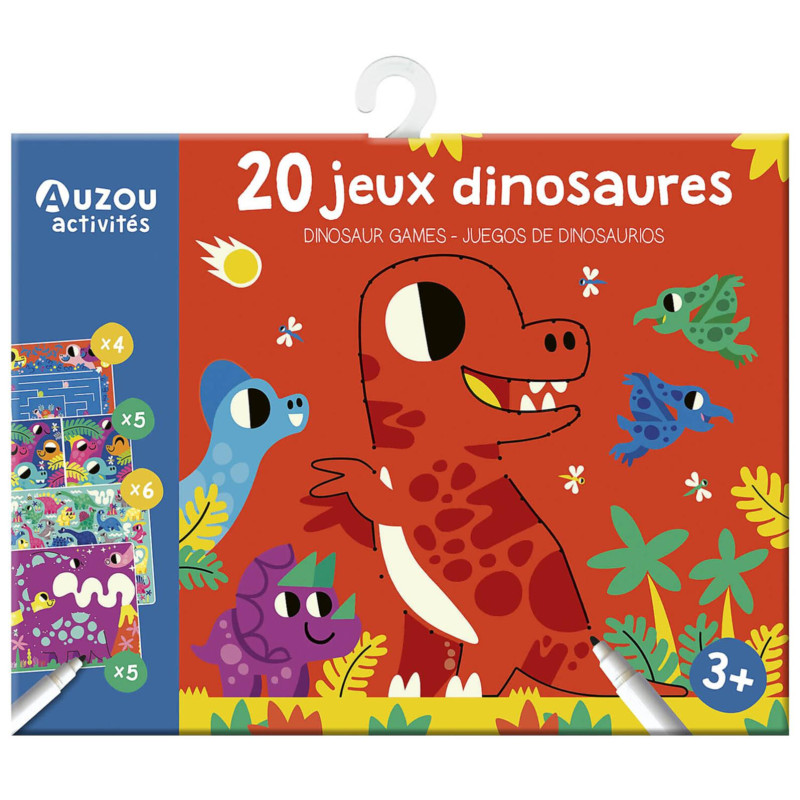 MA POCHETTE DE JEUX - 20 JEUX DINOSAURES