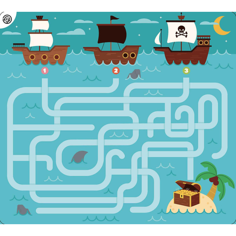 MA POCHETTE DE JEUX - 20 JEUX PIRATES