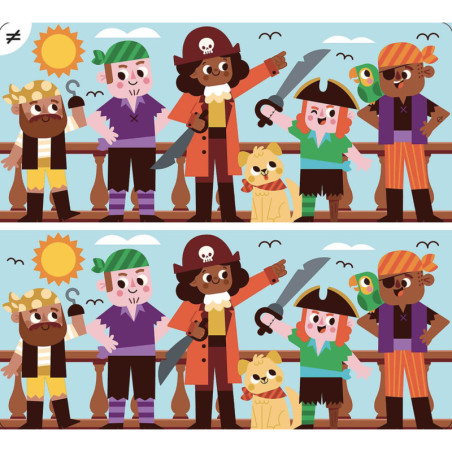 MA POCHETTE DE JEUX - 20 JEUX PIRATES