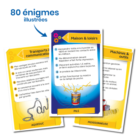 Enigmes - Découvertes et inventions