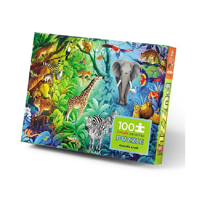 Puzzle Holographique - 100 pièces - Jungle Paradise - 5a+