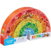 Maxi puzzle - 100 pièces - Arc- en-ciel Animaux - 6a+