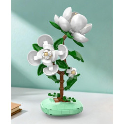 Jeu de construction CaDA Camélia en pot 23 cm, 301 pièces