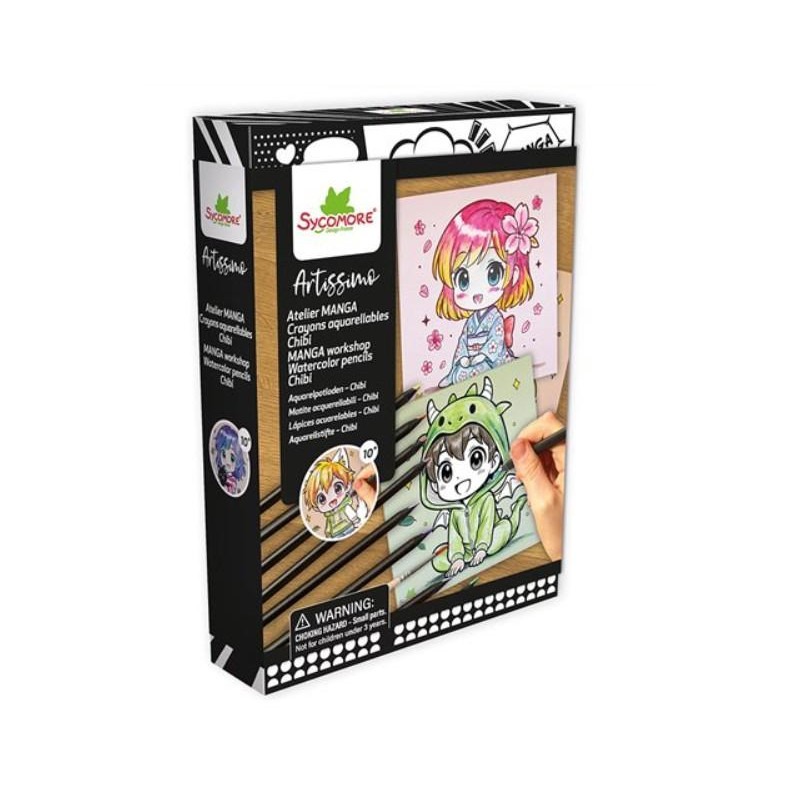 Manga - S Atelier manga crayons aquarellables – Chibi - 10a+