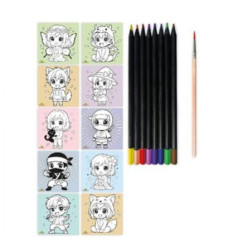 Manga - S Atelier manga crayons aquarellables – Chibi - 10a+
