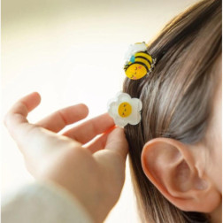 SET DE 4 MINI BARRETTES À CHEVEUX- BEE