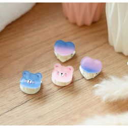 SET DE 4 MINI BARRETTES À CHEVEUX- TEDDY