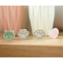 SET DE 4 MINI BARRETTES À CHEVEUX - KITTY