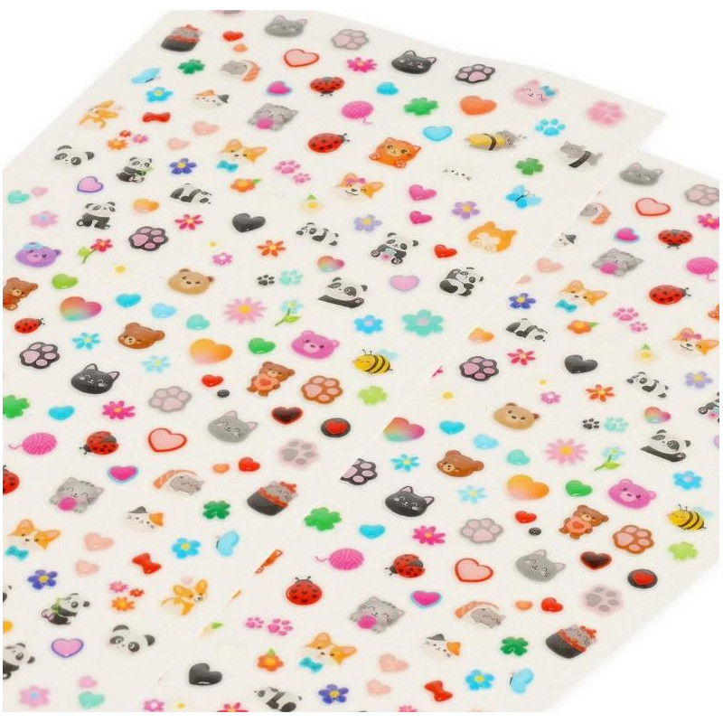 NAIL STICKERS - CUTE ANIMALS