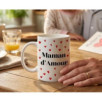 MUG MAMAN MOTIF COEUR