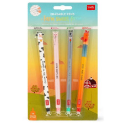 Set de 4 Stylos à Encre Gel Effaçable - Erasable Pen