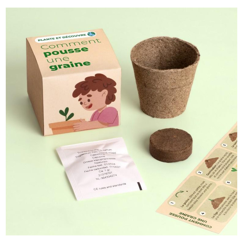 Plante et découvre: Comment pousse une graine