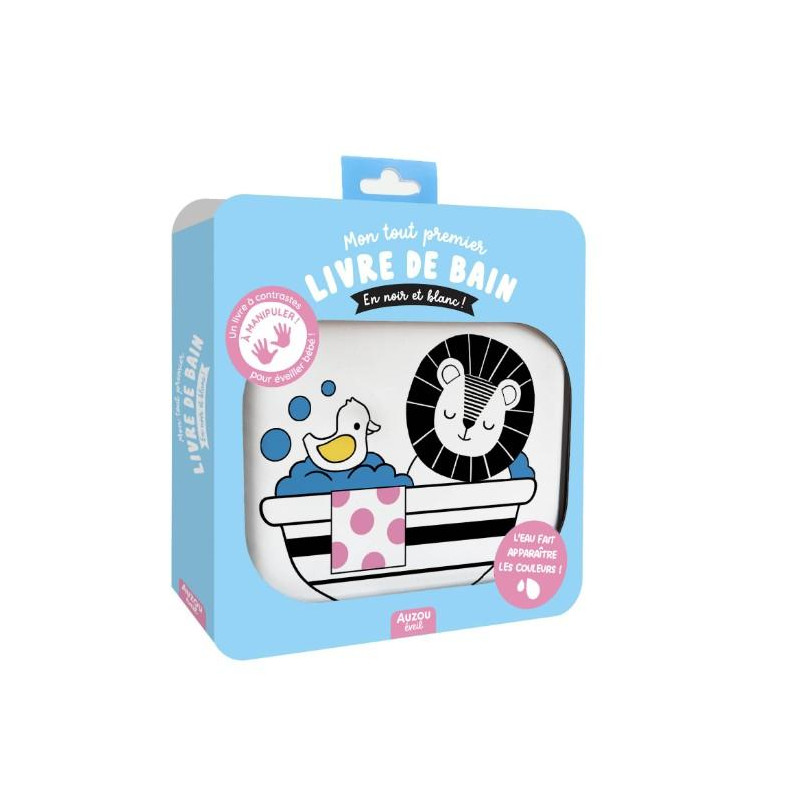 LIVRE DE BAIN MAGIQUE NOIR et BLANC