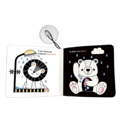 LIVRE DE BAIN MAGIQUE NOIR et BLANC