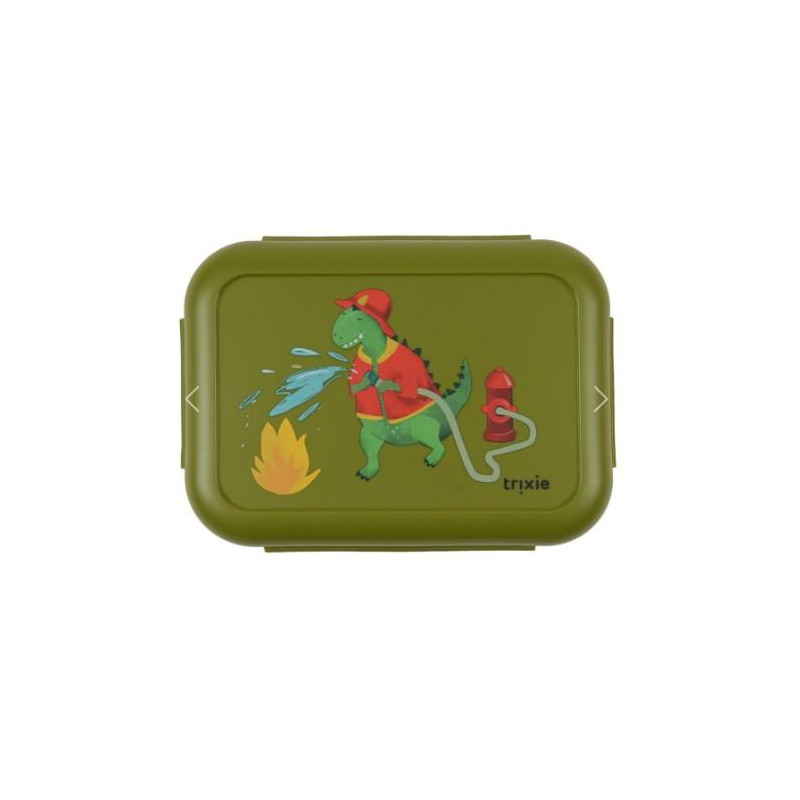 Boîte repas avec clips - Fireman Mr. Dino