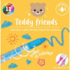 Set de 12 Crayons Gras Rotatifs - Teddy Friends