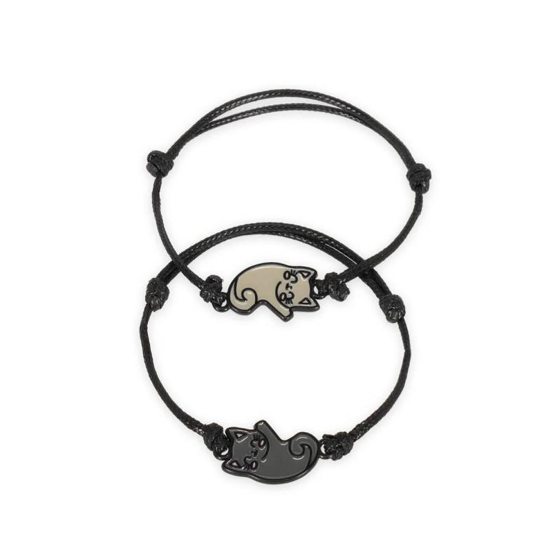 LOT DE 2 BRACELETS - KITTY