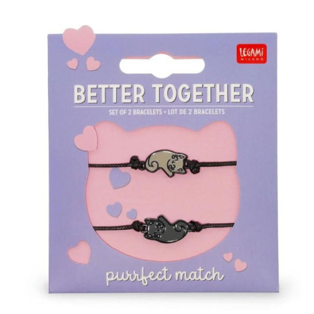 LOT DE 2 BRACELETS - KITTY