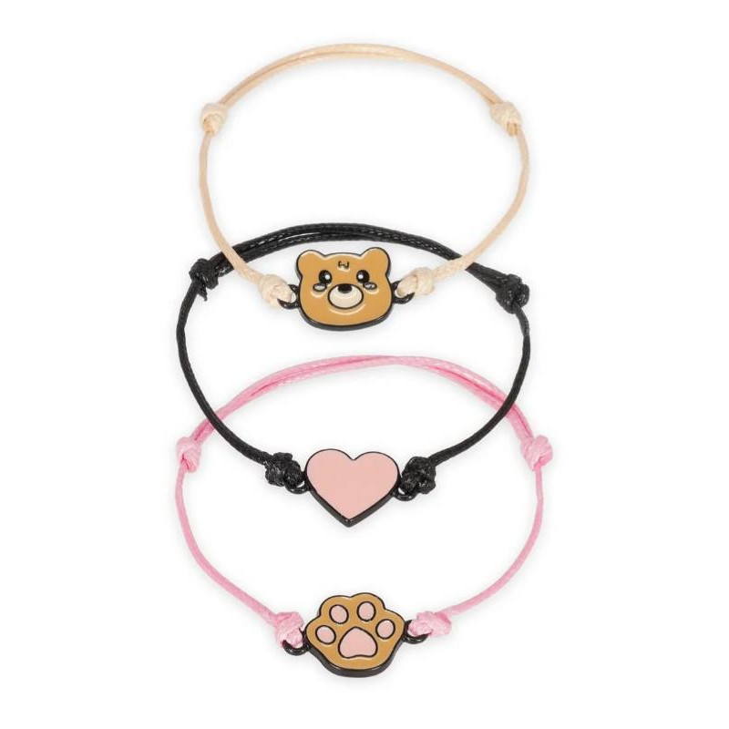 LOT DE 3 BRACELETS - TEDDY BEAR
