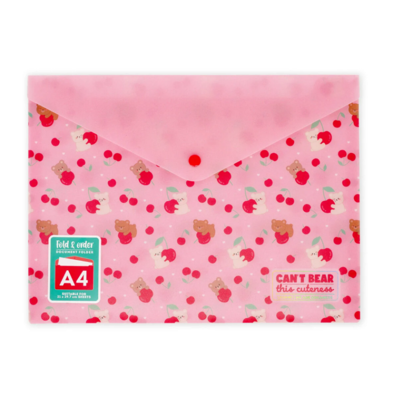 Petit Porte-documents - Fold & Order - TEDDY BEAR