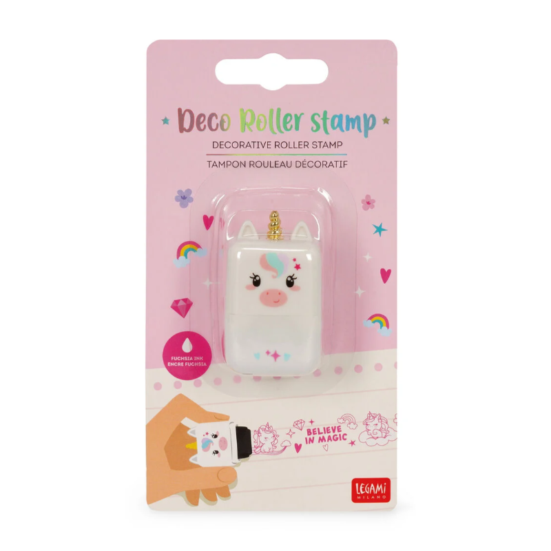 Tampon Rouleau Décoratif - Unicorn - Deco Roller Stamp