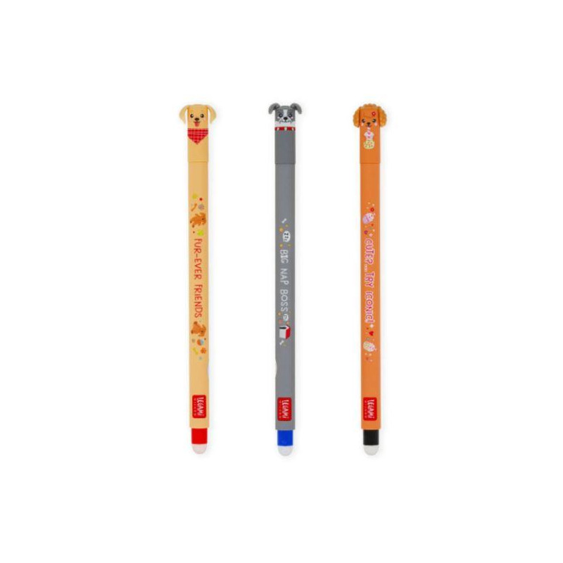 Set de 3 Stylos Effaçables - Erasable Pen - Fur-ever Friends