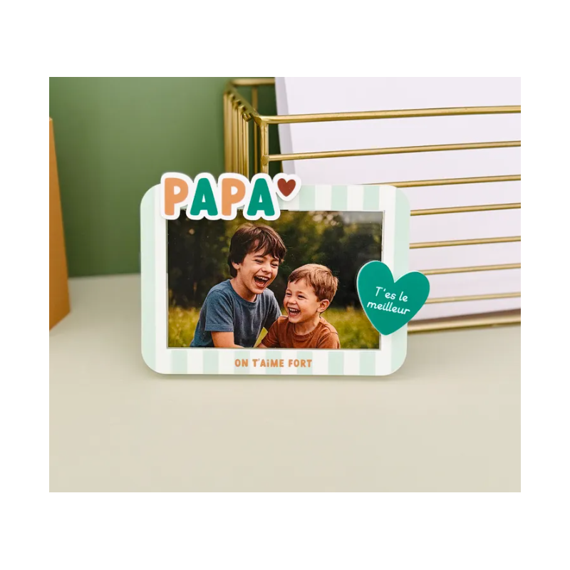 Magnet photo Extra méga giga papa - Cadeau papa