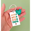 Porte-clé Extra Méga Giga Papa, cadeau Fête des pères