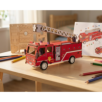 MAQUETTE EN BOIS : CAMION DE POMPIER