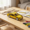 MAQUETTE EN BOIS : BERLINE JAUNE (RÉTRO FRICTION)