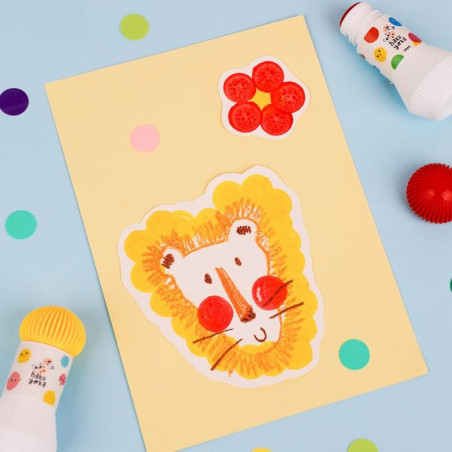 5 DOT MARKERS -5 COLOURS