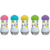 5 DOT MARKERS -5 PASTEL COLOURS