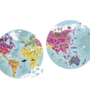 PUZZLE DU MONDE RECTO VERSO - 208 PCS