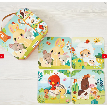 FERME - PUZZLES EVOLUTIFS ANIMAUX FERME