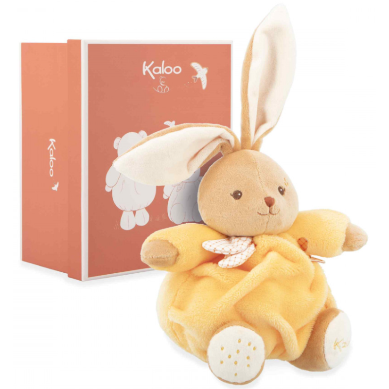 PATAPOUF LAPIN JAUNE 17CM