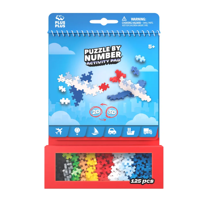 Bloc d'activité - Transport - 125 Pcs PLUS-PLUS