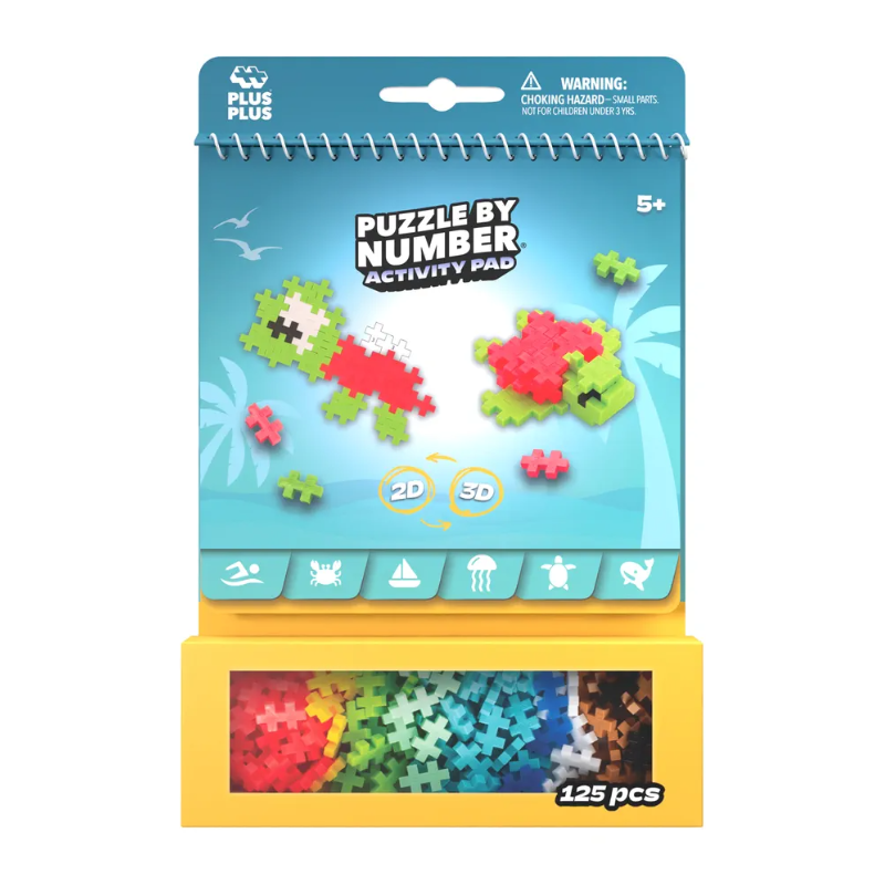 Bloc d'activité - Océan - 125 Pcs PLUS-PLUS