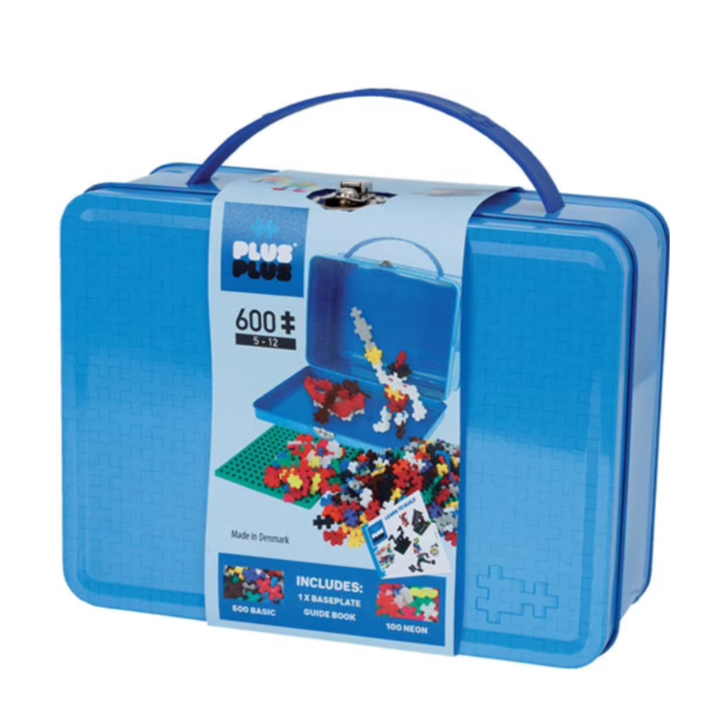 Valisette métal Basic & Néon - 600 Pcs PLUS - PLUS