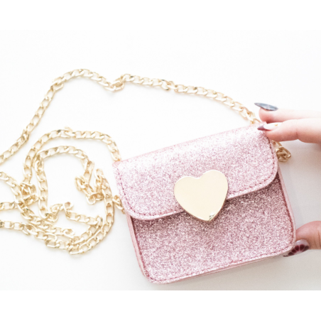 Sac bandoulière Mini-love Rose