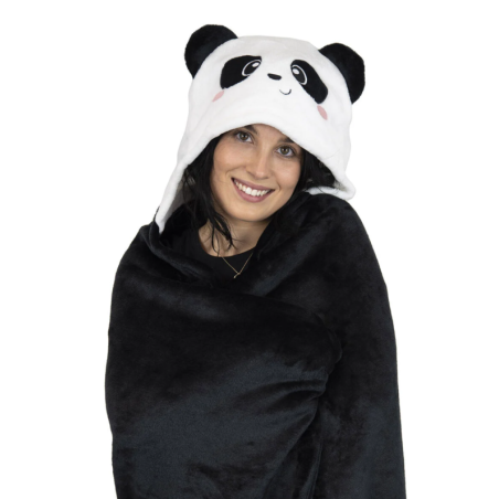 Couverture à Capuche Panda - Cosy Hugs