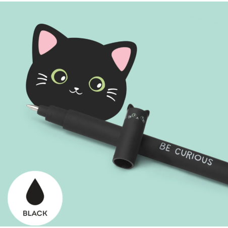 STYLO À ENCRE GEL EFFAÇABLE - KITTY « Be Curious »
