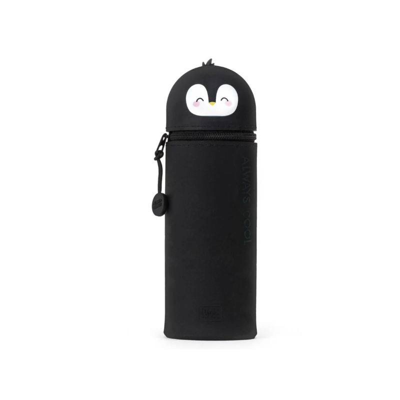 Trousse 2 en 1 en Silicone Penguin « Always Cool » - Kawaii