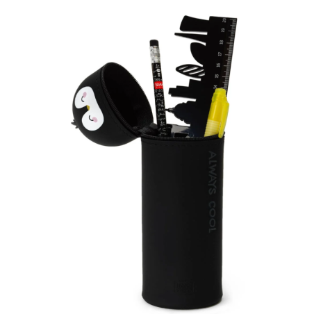 Trousse 2 en 1 en Silicone Penguin « Always Cool » - Kawaii