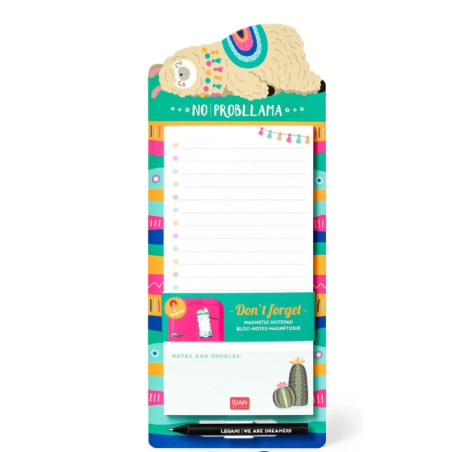 Blocs-Notes Magnétique Llama - Don’t Forget