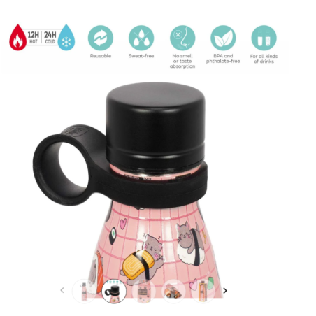 Gourde thermique 500 ml - Sushi Cat - Hot & Cold