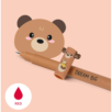 Stylo à Encre Gel Effaçable Teddy Bear « Dream Big » - Erasable Pen