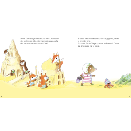 PETITE TAUPE ET LE CONCOURS DE CHÂTEAUX DE SABLE